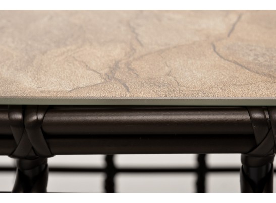 "Ницца" журнальный столик из искусственного ротанга, цвет бронзовый в Кургане