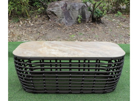 "Ницца" журнальный столик из искусственного ротанга, цвет бронзовый в Кургане