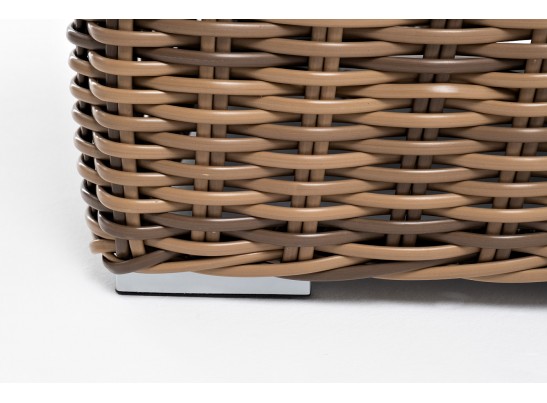 "Палермо" диван из искусственного ротанга трехместный, цвет соломенный в Кургане