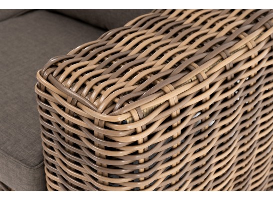 "Палермо" диван из искусственного ротанга трехместный, цвет соломенный в Кургане