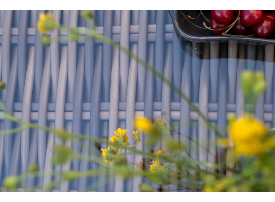 "Палермо" лаунж-зона из искусственного ротанга, цвет соломенный в Кургане