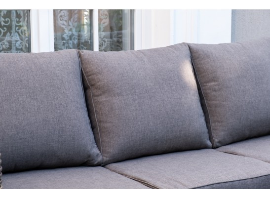 "Палермо" лаунж-зона из искусственного ротанга, цвет соломенный в Кургане