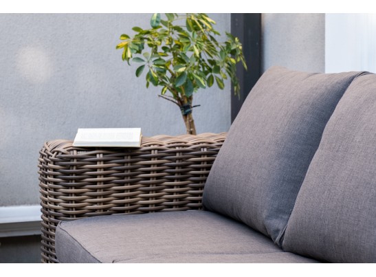 "Палермо" лаунж-зона из искусственного ротанга, цвет соломенный в Кургане