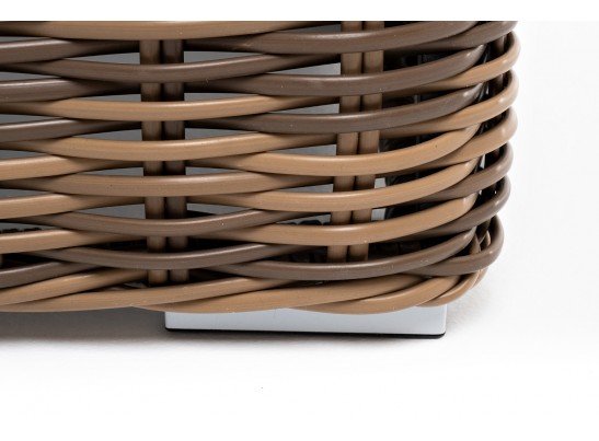 "Палермо" журнальный столик из искусственного ротанга, цвет соломенный в Кургане