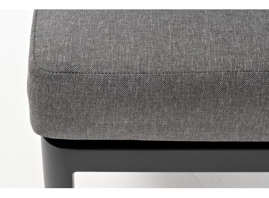 "Париж" модуль диванный алюминиевый угловой, цвет серый в Кургане