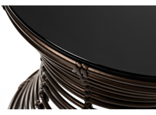 "Парма" кофейный столик из искусственного ротанга, цвет бронзовый в Кургане