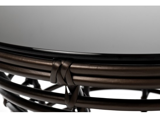 "Парма" кофейный столик из искусственного ротанга, цвет бронзовый в Кургане