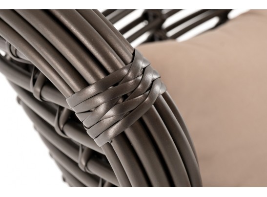 "Парма" кресло из искусственного ротанга, цвет бронзовый в Кургане