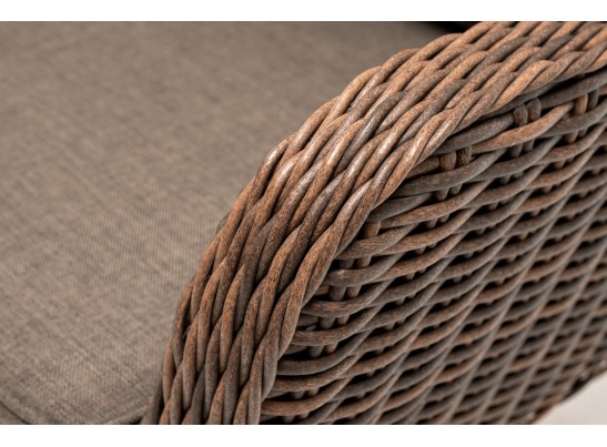 "Прованс" диван из искусственного ротанга трехместный, цвет коричневый в Кургане