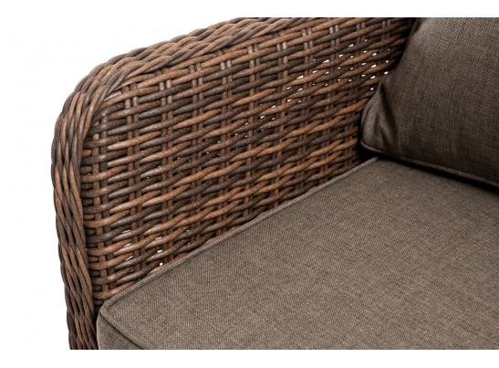 "Прованс" диван из искусственного ротанга трехместный, цвет коричневый в Кургане