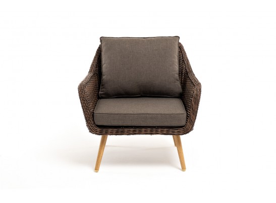"Прованс" кресло из искусственного ротанга, цвет коричневый в Кургане