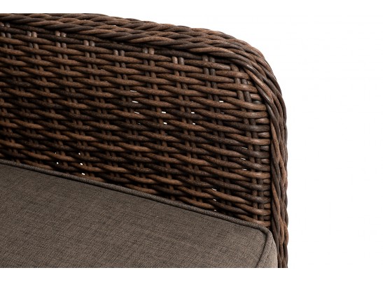 "Прованс" кресло из искусственного ротанга, цвет коричневый в Кургане