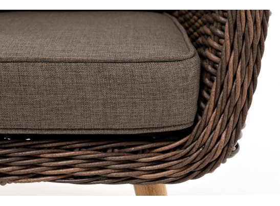 "Прованс" кресло из искусственного ротанга, цвет коричневый в Кургане