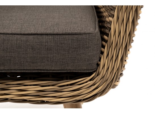 "Прованс" кресло из искусственного ротанга, цвет соломенный в Кургане