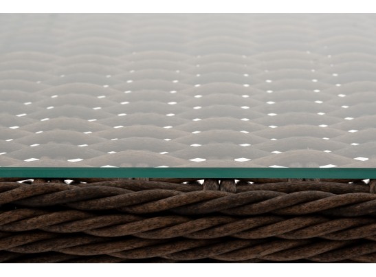 "Прованс" столик журнальный из ротанга, цвет коричневый в Кургане