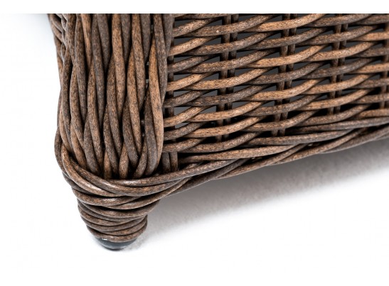 "Равенна" диван двухместный плетенный из ротанга, цвет коричневый в Кургане