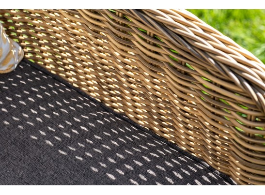 "Равенна" диван двухместный плетенный из ротанга, цвет соломенный в Кургане