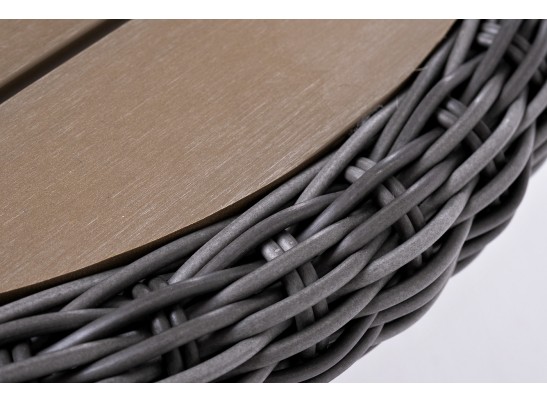 "Равенна" кофейный стол из искусственного ротанга, цвет графит в Кургане