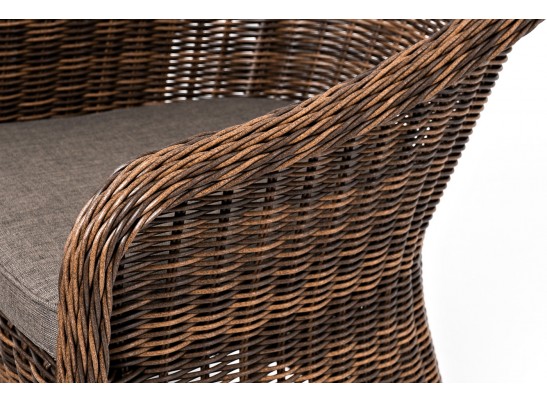 "Равенна" лаунж-зона из искусственного ротанга, цвет коричневый в Кургане
