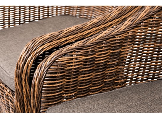 "Равенна" лаунж-зона из искусственного ротанга, цвет коричневый в Кургане