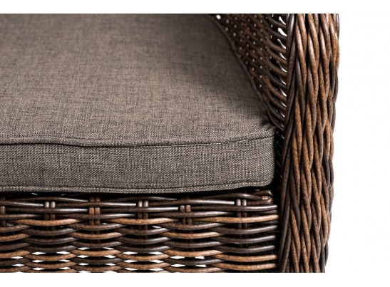"Равенна" лаунж-зона из искусственного ротанга, цвет коричневый в Кургане