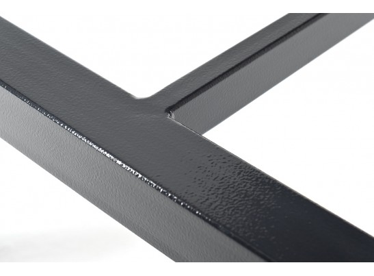 "Рио" стол барный из HPL 140х70см, H110, цвет столешницы "серый гранит" в Кургане