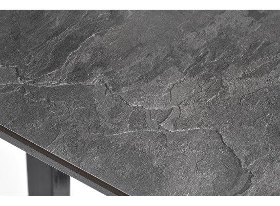 "Рио" стол барный из HPL 140х70см, H110, цвет столешницы "серый гранит" в Кургане