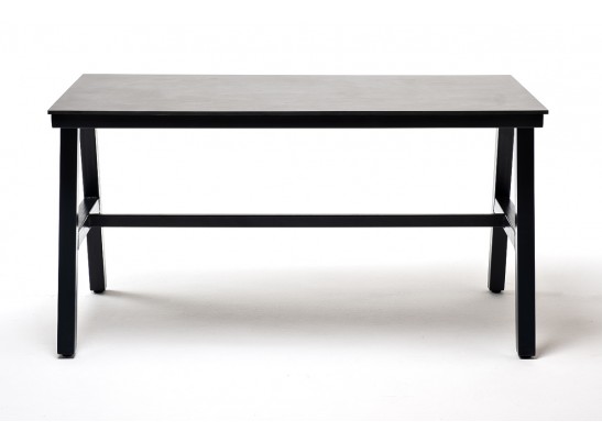 "Рио" стол из HPL 140х70см, H75, цвет столешницы "серый гранит" в Кургане