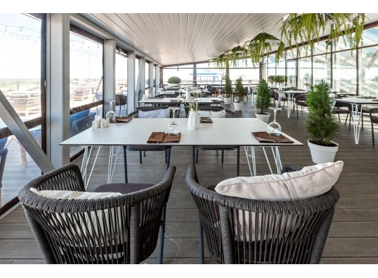 "Руссо" обеденный стол из HPL 150х80см, цвет молочный в Кургане