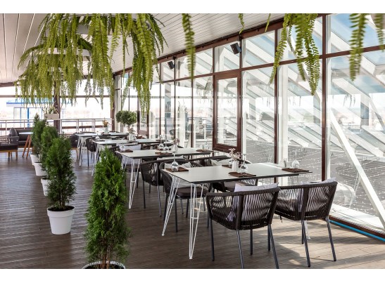 "Руссо" обеденный стол из HPL 150х80см, цвет молочный в Кургане