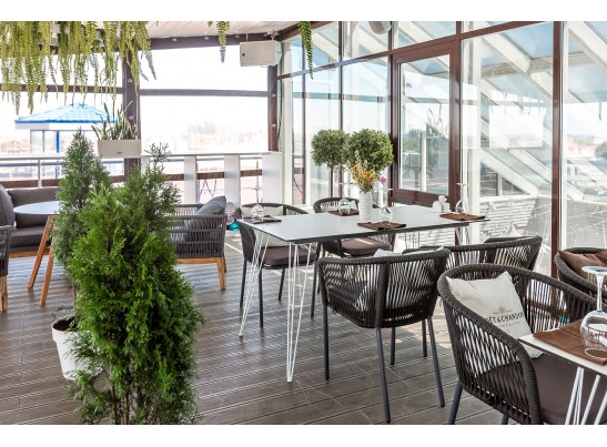 "Руссо" обеденный стол из HPL 150х80см, цвет молочный в Кургане