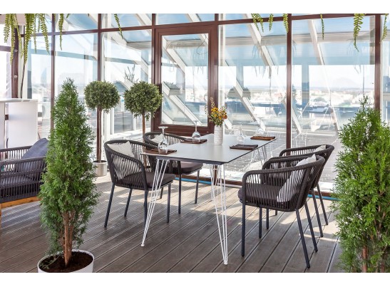 "Руссо" обеденный стол из HPL 150х80см, цвет молочный в Кургане