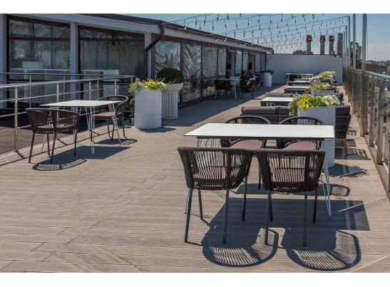 "Руссо" обеденный стол из HPL 150х80см, цвет молочный в Кургане