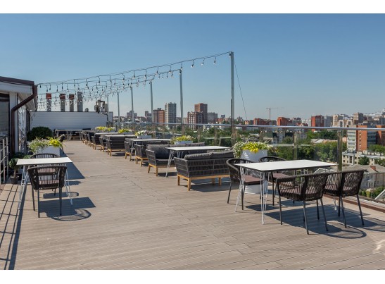 "Руссо" обеденный стол из HPL 150х80см, цвет молочный в Кургане