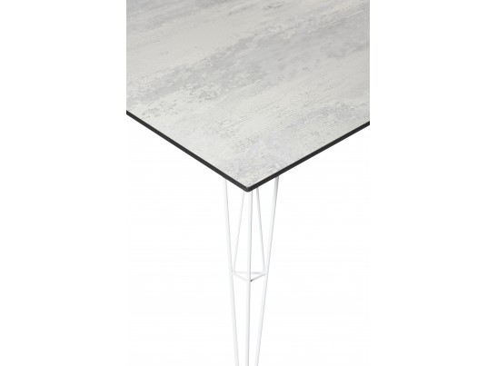 "Руссо" обеденный стол из HPL 150х80см, цвет светло-серый в Кургане