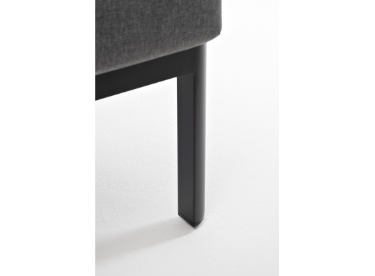 "Сан Ремо" кресло плетеное из роупа садовое, каркас алюминий темно-серый, роуп серый, ткань серая в Кургане