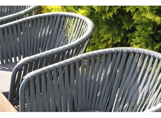 "Санта-Фе" обеденная группа на 10 персон, стол HPL, плоский роуп в Кургане