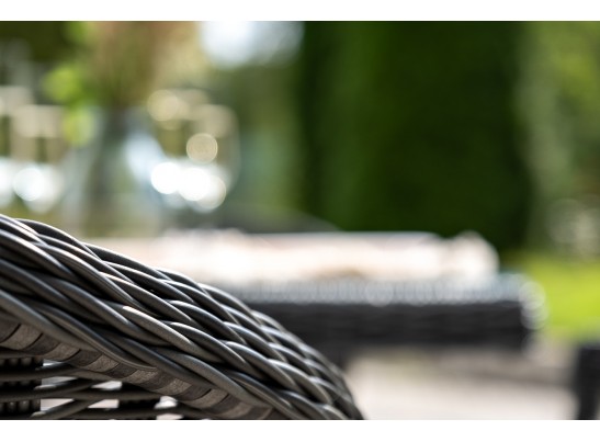 "Сицилия" обеденная группа плетеная, цвет графит в Кургане