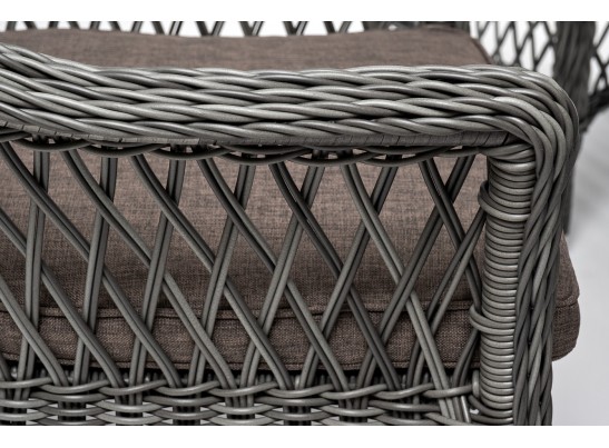 "Сицилия" обеденная группа плетеная, цвет графит в Кургане