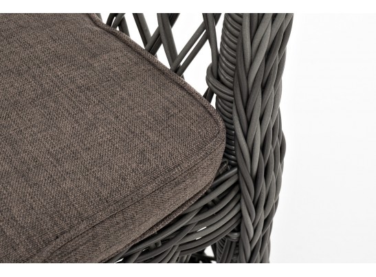 "Сицилия" плетеный стул из искусственного ротанга, цвет графит в Кургане