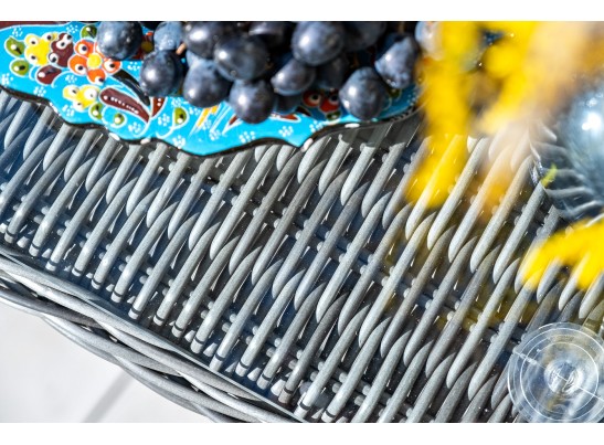 "Толедо" лаунж-зона из искусственного ротанга, цвет графит в Кургане