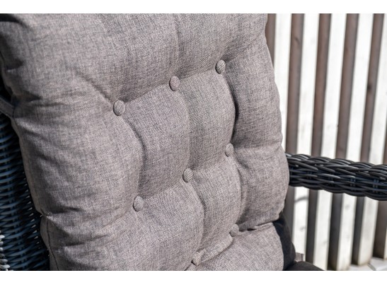 "Толедо" кресло плетеное с подушками, цвет графит в Кургане