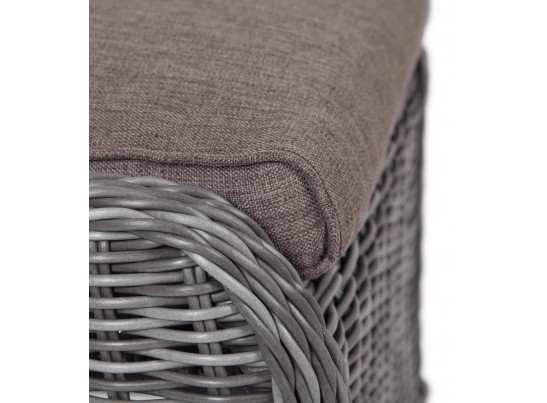 "Толедо" пуф плетеный, цвет графит в Кургане
