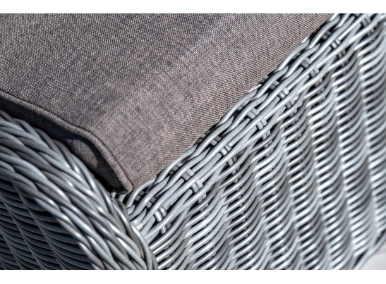 "Толедо" пуф плетеный, цвет графит в Кургане