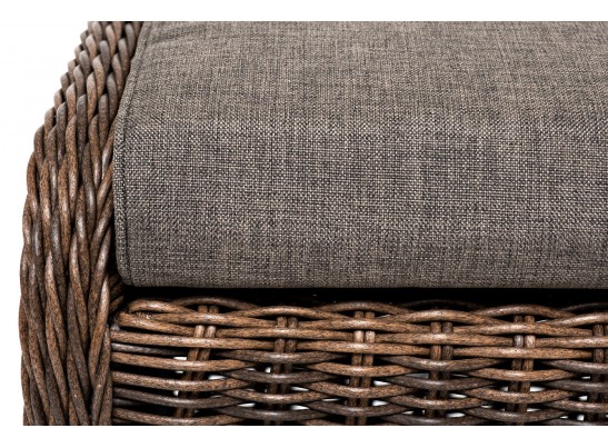 "Толедо" пуф плетеный, цвет коричневый в Кургане