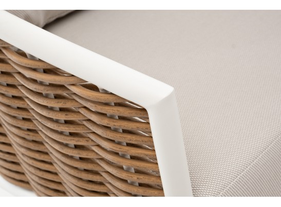 "Тоскана" лаунж-зона из искусственного ротанга, цвет соломенный в Кургане