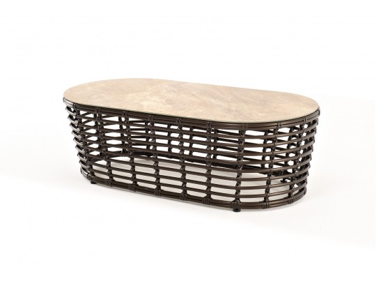 "Валенсия" журнальный столик из искусственного ротанга, цвет бронзовый в Кургане