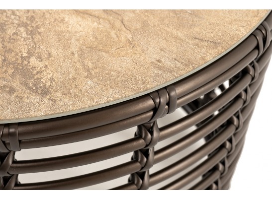 "Валенсия" журнальный столик из искусственного ротанга, цвет бронзовый в Кургане