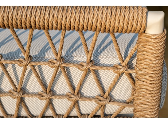 "Венеция" лаунж-зона из искусственного ротанга, цвет соломенный в Кургане