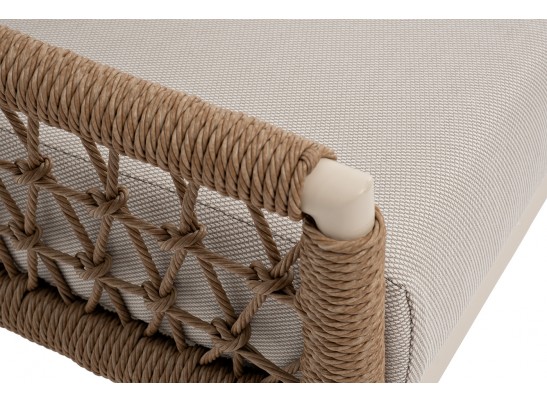 "Венеция" лаунж-зона из искусственного ротанга, цвет соломенный в Кургане